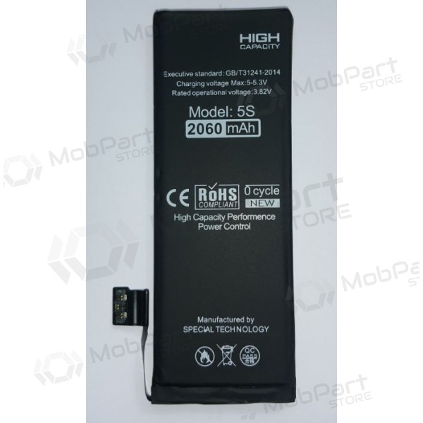 Apple iPhone 5S / 5C Batterie / Akku (erhöhte Kapazität) 
