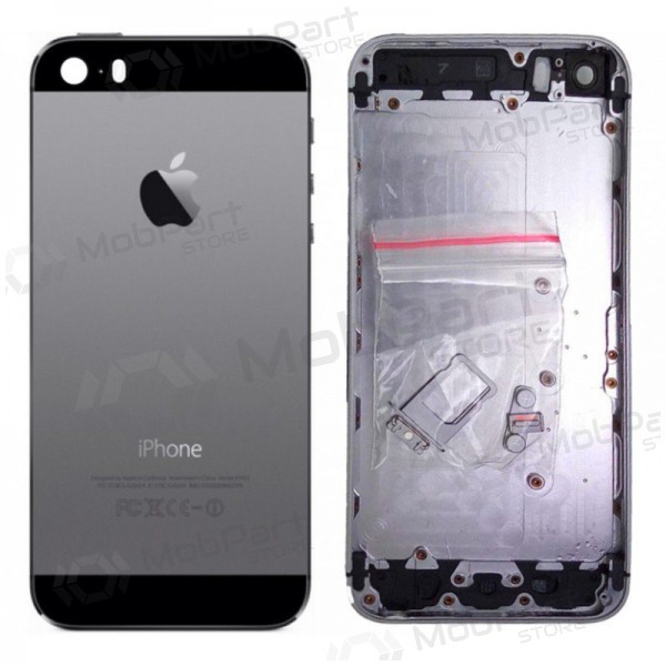 Apple iPhone 5S Rückseite Akkudeckel Grau (space grey) (gebraucht grade B, original) Apple iPhone 5S Rückseite Akkudeckel Grau (space grey) (gebraucht grade B, original)