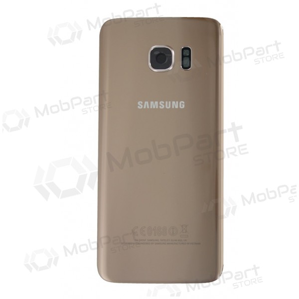 Samsung G935F Galaxy S7 Edge Rückseite Akkudeckel (Golden ) (gebraucht grade B Platinum, original)
