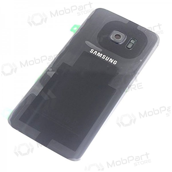 Samsung G935F Galaxy S7 Edge Rückseite Akkudeckel (Schwarz) (gebraucht grade C, original)