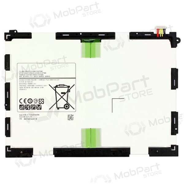 Samsung T550 Galaxy Tab A 9.7 / T555 Galaxy Tab A 9.7 LTE (EB-BT550ABE) Batterie / Akku (6000mAh) Samsung T550 Galaxy Tab A 9.7 / T555 Galaxy Tab A 9.7 LTE (EB-BT550ABE) Batterie / Akku (6000mAh)