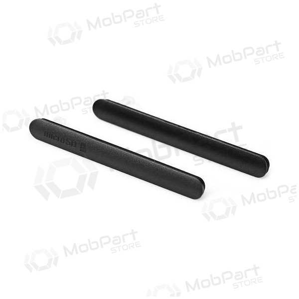Sony Xperia Z3 D6603 microSD und microUSB side covers (Schwarz)