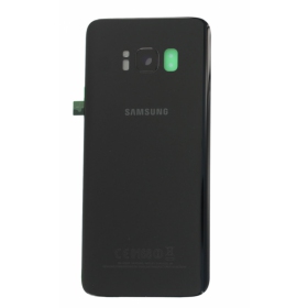 Samsung G950F Galaxy S8 Rückseite Akkudeckel Schwarz (Midnight black) (gebraucht grade C, original)