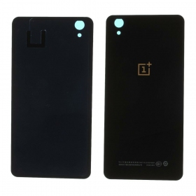 OnePlus X Rückseite Akkudeckel (Schwarz) (gebraucht grade B, original)