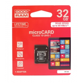 Speicherkarte GOODRAM MicroSD 32GB (class 10) + SD adapter
