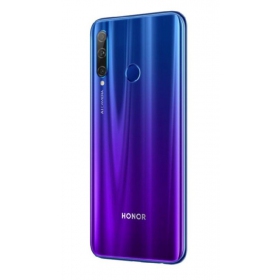 Huawei Honor 20 Lite Rückseite Akkudeckel Blau (Phantom Blue) (gebraucht grade C, original)