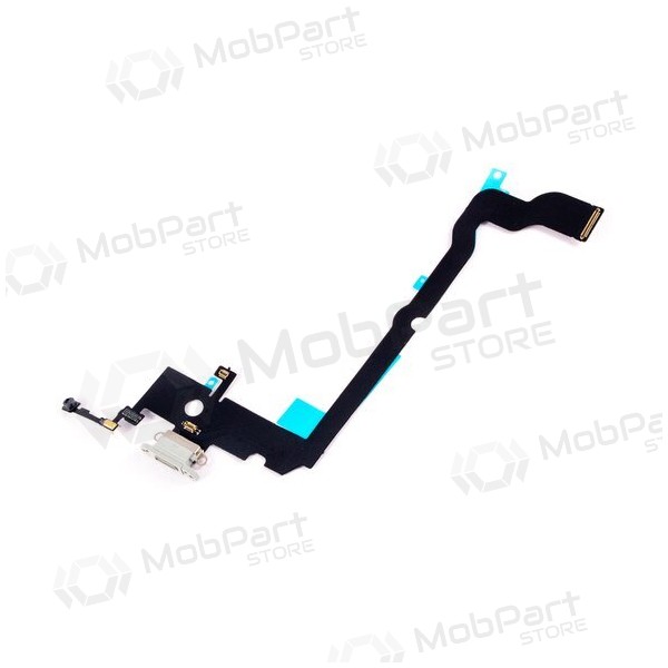 Apple iPhone XS Max Ladeanschluss und Mikrofonanschluss (Silbrig) Apple iPhone XS Max Ladeanschluss und Mikrofonanschluss (Silbrig)