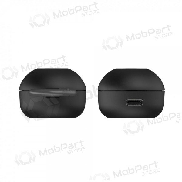 Kabellose Kopfhörer mit Mikrofon 3mk FlowBuds 6.0 Bluetooth USB-C schwarz