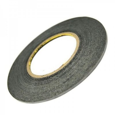 Doppelseitiges Klebeband 2mm (Schwarz)