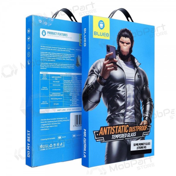 Apple iPhone 17 Pro Panzerglas „5D Mr. Monkey Glass“ (Robust HD)