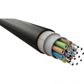 Glasfaserkabel Excel 205-302 12 fasern singlemode OS2 9/125 G652D LSZH CPR Dca UV-beständig 1000 N.