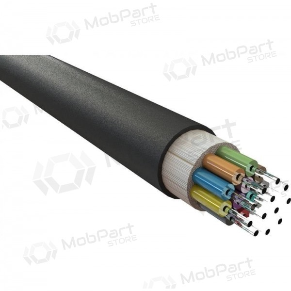 Glasfaserkabel EXCEL 200-157 12 Fasern Multimode OM3 50/125 LSZH CPR Cca UV-beständig 1000 N