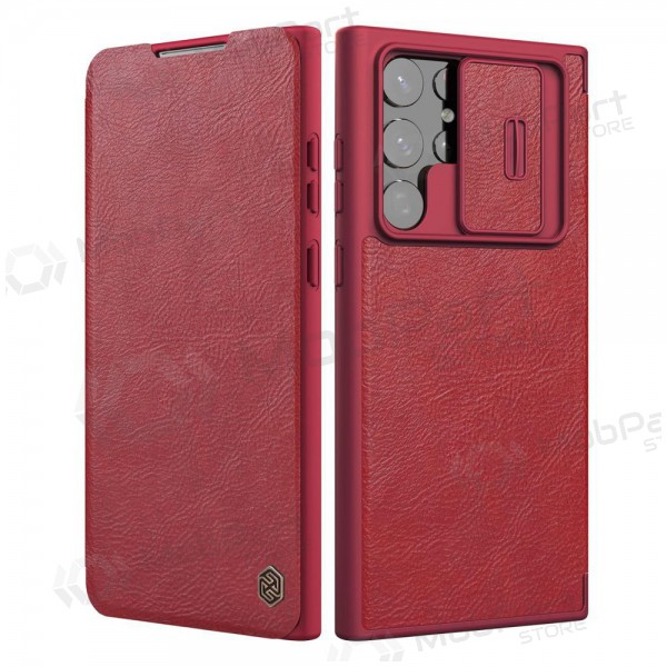 Samsung Galaxy S23 Plus Handyhülle „Nillkin Leather“ (Rot)
