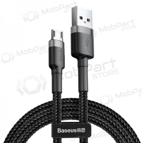 USB Kabel Baseus Cafule Type-C 2.0m 2.0A (Grau-Schwarz) CATKLF-CG1