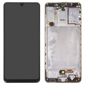 Samsung Galaxy A31 Display (Schwarz) (mit Rahmen) (original)