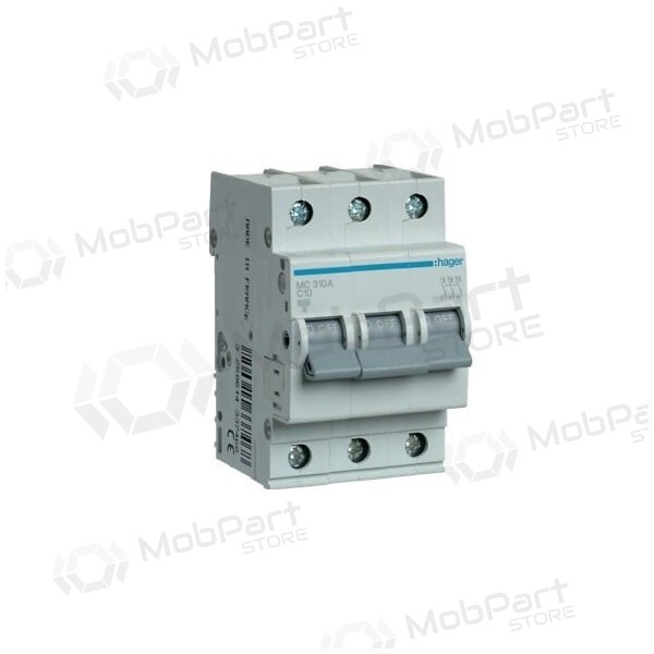 Automatinis jungiklis Hager MC306 (6A, 3P, 400V, 6kA)