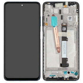 Xiaomi Poco X3 Pro / X3 / X3 NFC Display (Schwarz) (mit Rahmen) (original)