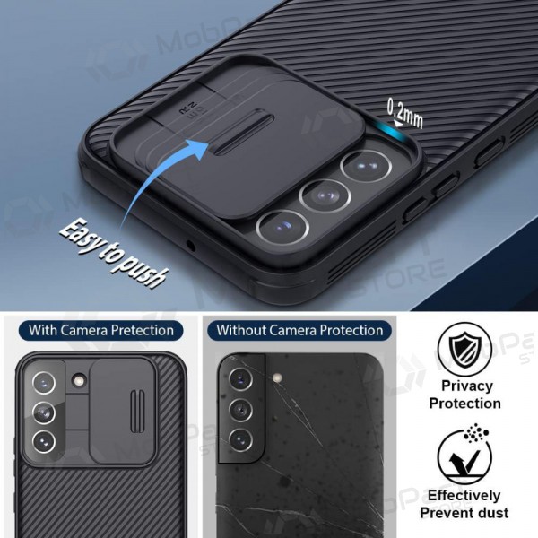 Samsung Galaxy S24 Handyhülle „Nillkin CamShield Pro“ (Schwarz)