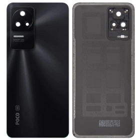 Xiaomi Poco F4 Rückseite Akkudeckel (Schwarz) (original) (service pack)
