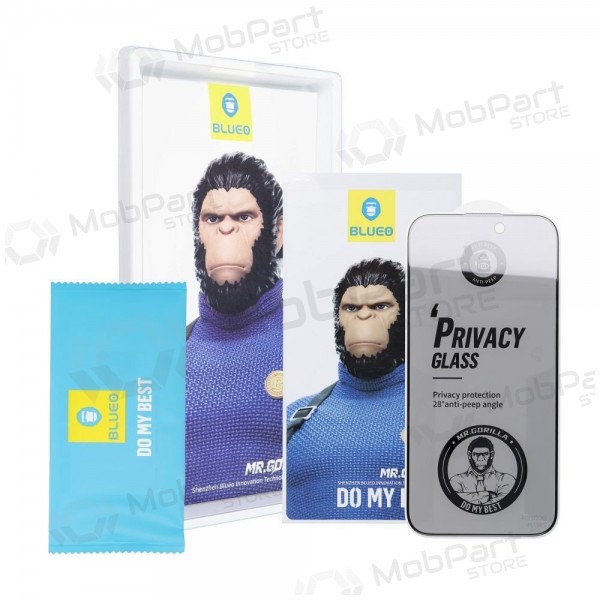 Samsung Galaxy S26 Ultra Displayschutzglas - 5D Mr. Monkey Glass (Strong Privacy)