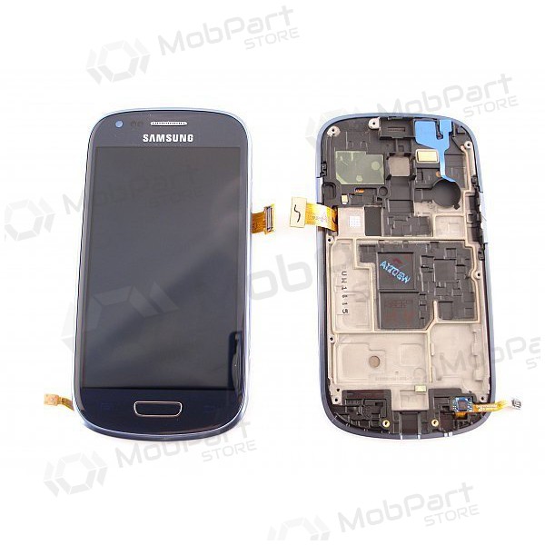 Samsung I8190 Galaxy S3 mini Display (Blau) (mit Rahmen) (gebraucht grade A, original)