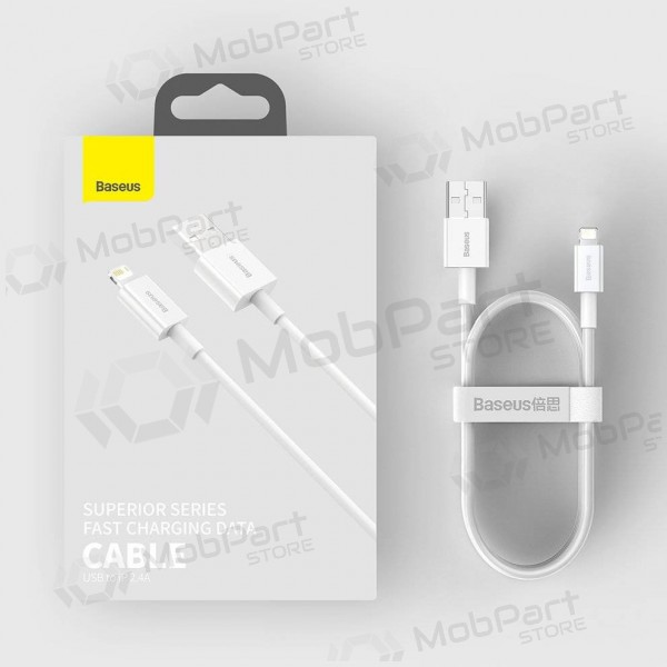 USB Kabel Baseus Superior Lightning 2.4A 1.5m (Weiß) CALYS-B02