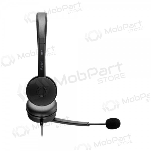USB-C Kopfhörer Axtel FLOW UC USB-A und USB-C schwarz