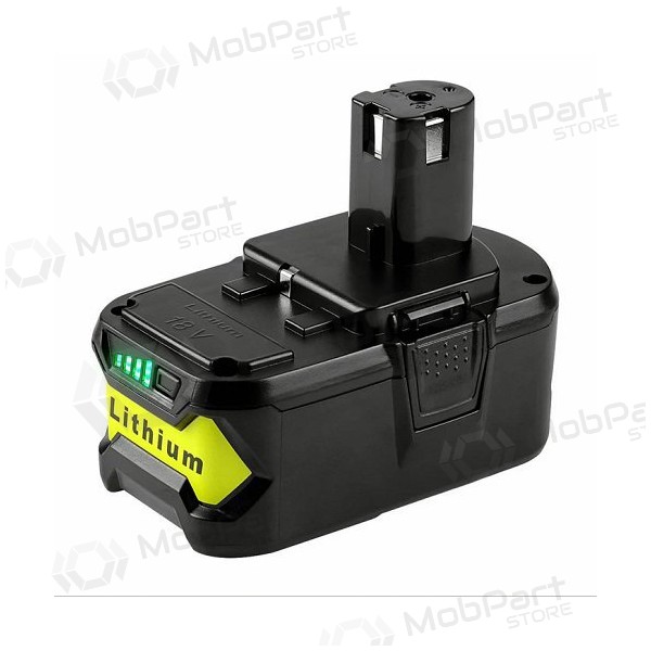 Akku Ryobi ONE+ RB18L60 / P108 für 18V Werkzeuge 6Ah Li-ion mit Ladeanzeige (Ersatz)