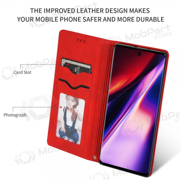 Samsung A245 Galaxy A24 4G / A246 A24 5G hülle - Business Style (rot)