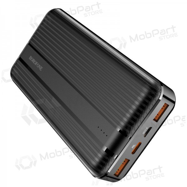 externe Batterie Power Bank Borofone BJ9A Type-C PD+Quick Charge 3.0 (3A) 20000mAh Schwarz externe Batterie Power Bank Borofone BJ9A Type-C PD+Quick Charge 3.0 (3A) 20000mAh Schwarz