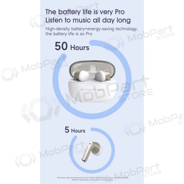 Kabellose Kopfhörer mit Mikrofon Dudao U8 Bluetooth weiß