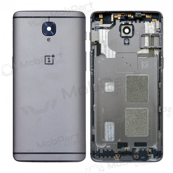 OnePlus 3 / 3T Rückseite Akkudeckel Grau (Gunmetal) (gebraucht grade C, original) OnePlus 3 / 3T Rückseite Akkudeckel Grau (Gunmetal) (gebraucht grade C, original)
