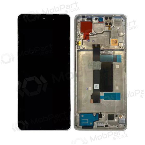 Xiaomi Poco X6 5G (compatible with Redmi Note 13 Pro 5G) Display (Weiß) (mit Rahmen) (original) Xiaomi Poco X6 5G (compatible with Redmi Note 13 Pro 5G) Display (Weiß) (mit Rahmen) (original)