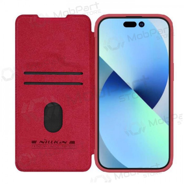 Apple iPhone 14 Plus Handyhülle „Nillkin Leather“ (Rot)