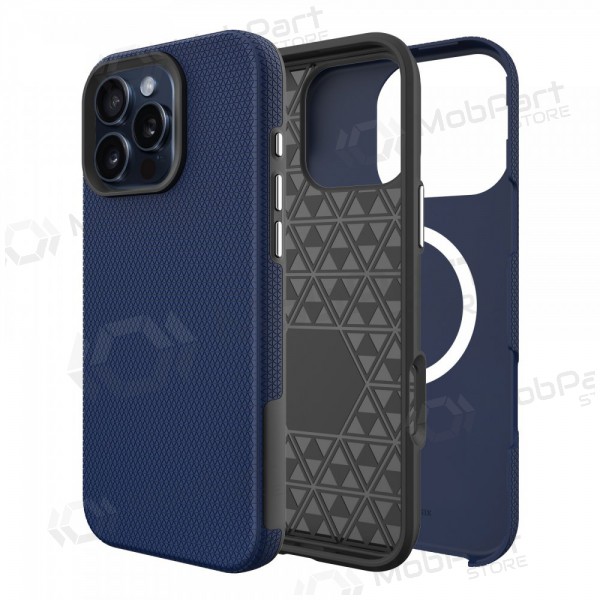 Handyhülle Perfectionists Triangle Mag Case Apple iPhone 15 Dunkelblau