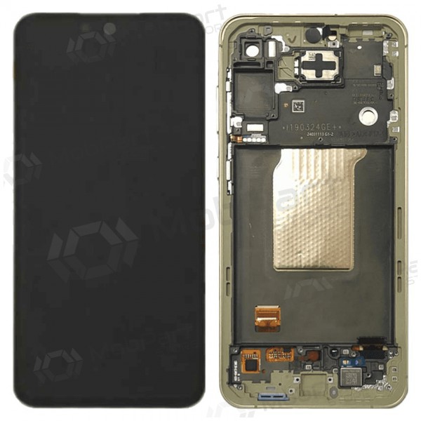 Ekranas Samsung A556 A55 5G su lietimui jautriu stikliuku und rėmeliu Awesome Lemon original (service pack)