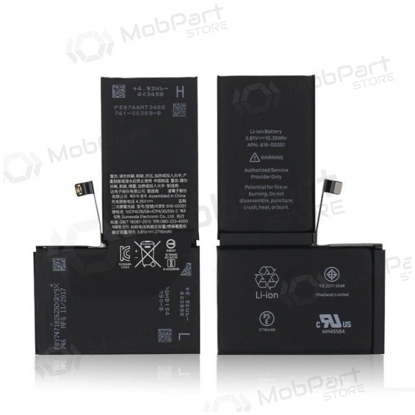 Apple iPhone X Batterie / Akku (2716mAh) Apple iPhone X Batterie / Akku (2716mAh)