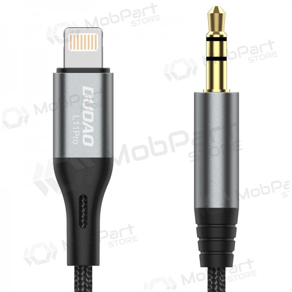 Audio-Kabel Dudao L11Pro Lightning auf 3.5 mm 1 m schwarz