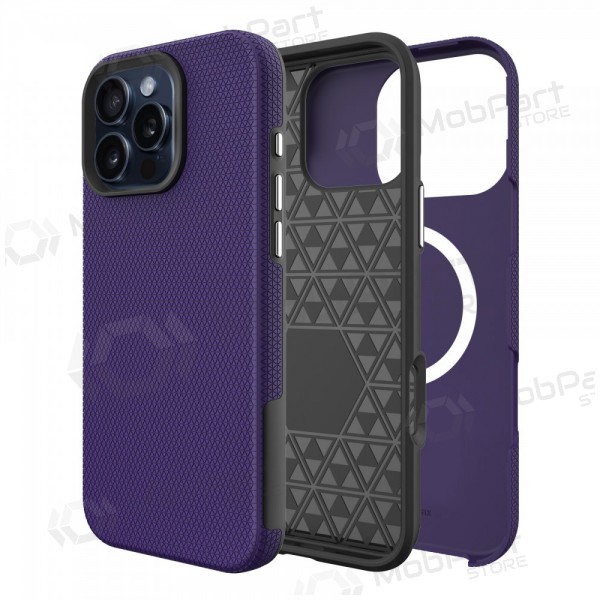 Handyhülle Perfectionists Triangle Mag Case Apple iPhone 15 Pro Violett