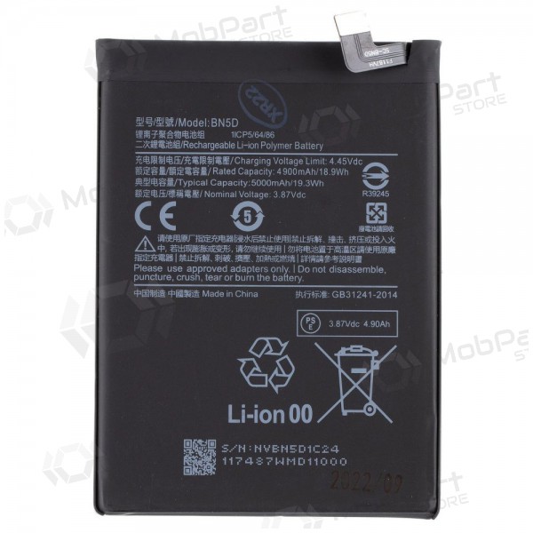 Xiaomi Redmi Note 11 / Redmi Note 11S Batterie, akumuliatorius (BN5D) Xiaomi Redmi Note 11 / Redmi Note 11S Batterie, akumuliatorius (BN5D)