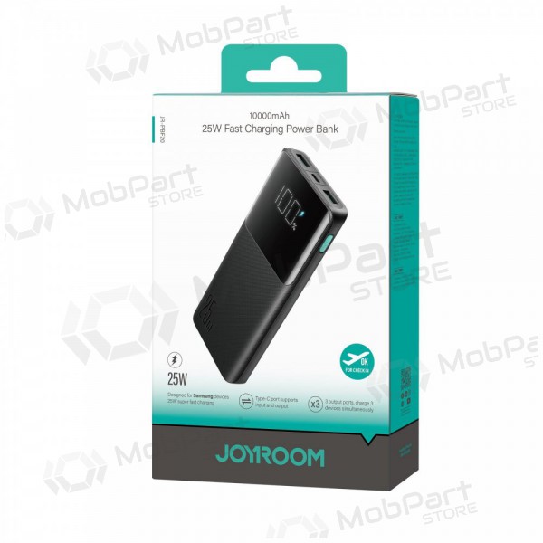 Externe Batterie Power Bank Joyroom JR-PBF20 22.5W 10000mAh Schwarz Externe Batterie Power Bank Joyroom JR-PBF20 22.5W 10000mAh Schwarz