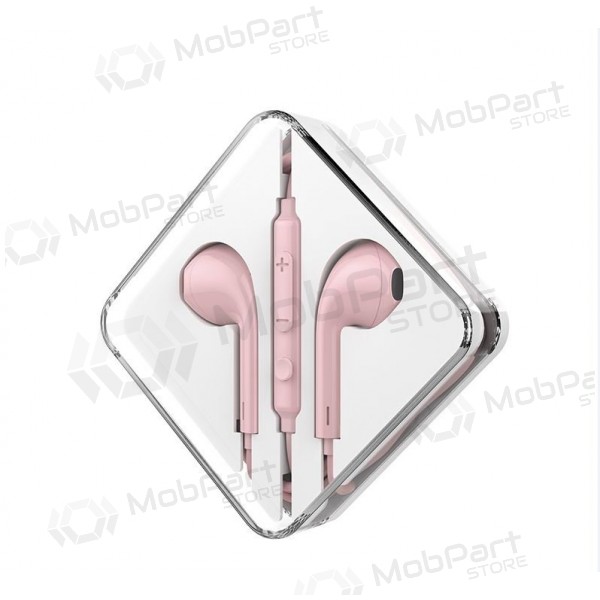 Freisprecheinrichtung HOCO M55 3,5mm (Rosa)