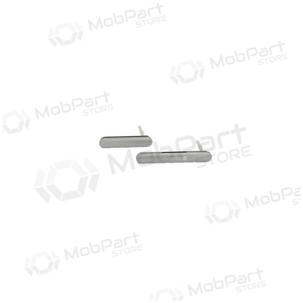 Sony Xperia M4 Aqua E2303 / Xperia M4 Aqua E2306 / Xperia M4 Aqua E2353 microSD und SIM side covers (balti) Sony Xperia M4 Aqua E2303 / Xperia M4 Aqua E2306 / Xperia M4 Aqua E2353 microSD und SIM side covers (balti)