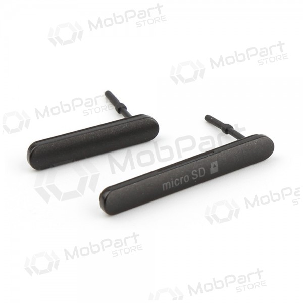 Sony Xperia M4 Aqua E2303 / Xperia M4 Aqua E2306 / Xperia M4 Aqua E2353 microSD und SIM side covers (Schwarz) Sony Xperia M4 Aqua E2303 / Xperia M4 Aqua E2306 / Xperia M4 Aqua E2353 microSD und SIM side covers (Schwarz)
