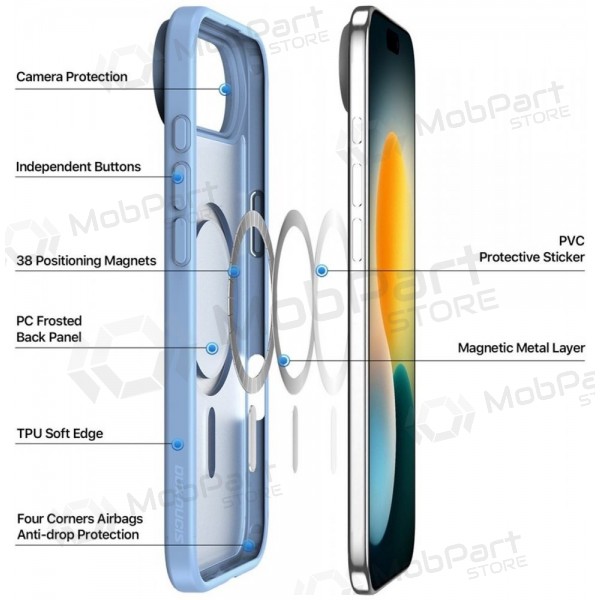 Apple iPhone Air hülle - Dux Ducis Yind (blau)