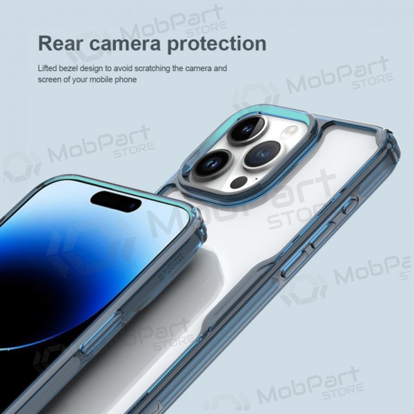 Apple iPhone 15 Pro Max Handyhülle „Nillkin Nature Pro“ (Blau)