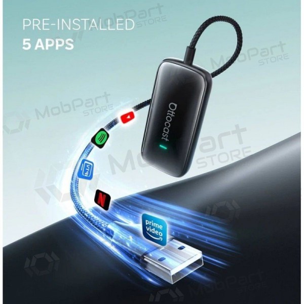 Drahtloser CarPlay/Android Auto Adapter Ottocast Play2Video Ultra schwarz