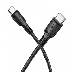 USB-C-Kabel Borofone BX116 USB-C auf USB-C 1 m 60 W schwarz