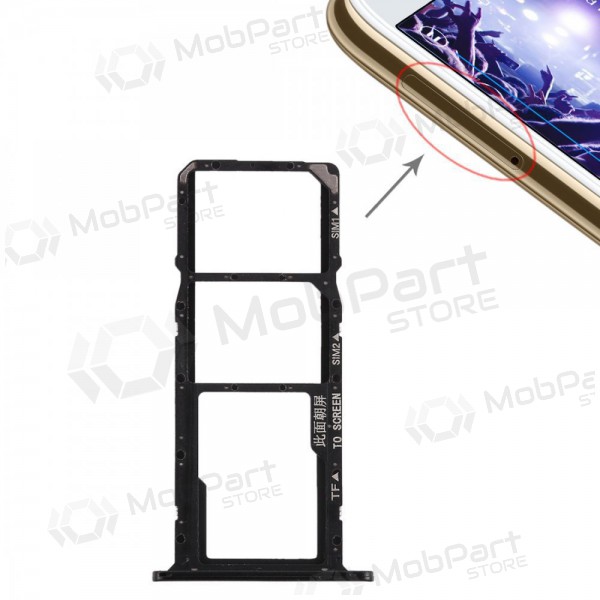 Huawei Y5 2018 SIM-Kartenhalter (Schwarz)
