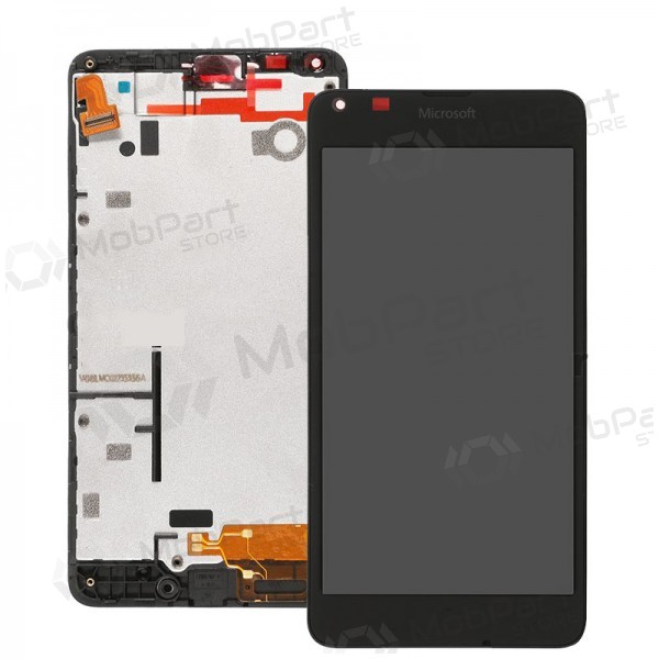 Microsoft (Nokia) Lumia 640 Display (mit Rahmen) (Schwarz) (gebraucht grade A, original)